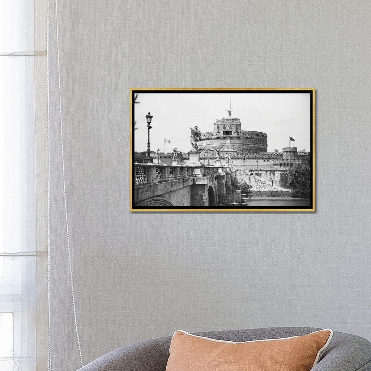 iCanvas "Castel Sant'Angelo" by A Carousel Wandering Framed Canvas Print