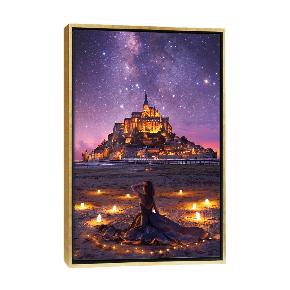 iCanvas "Castle" by Diego Hernandez Framed