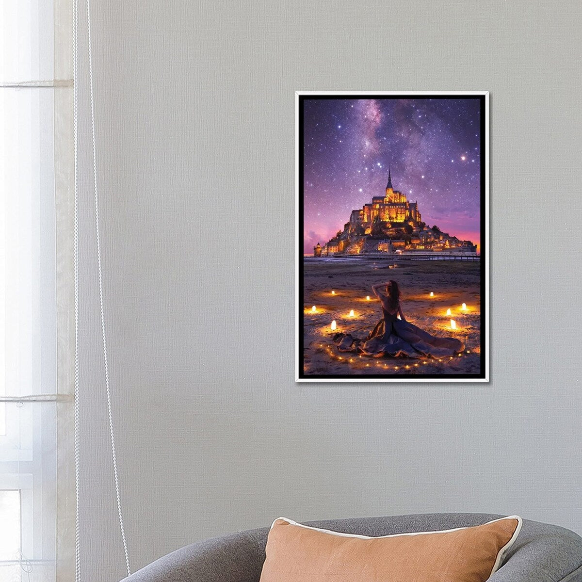 iCanvas "Castle" by Diego Hernandez Framed