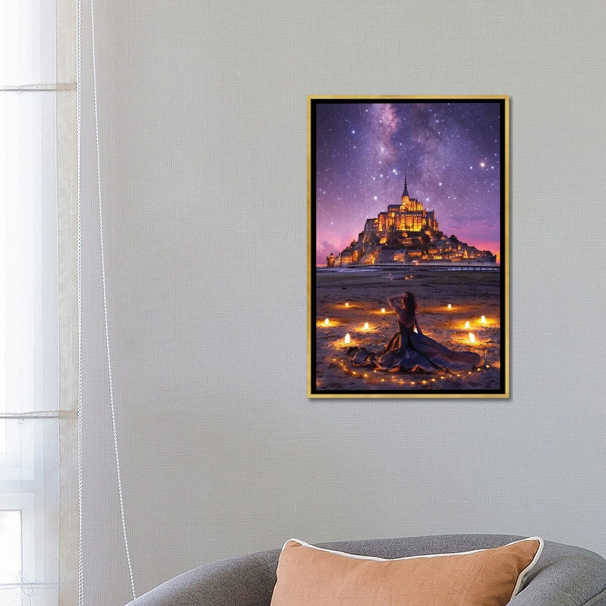 iCanvas "Castle" by Diego Hernandez Framed