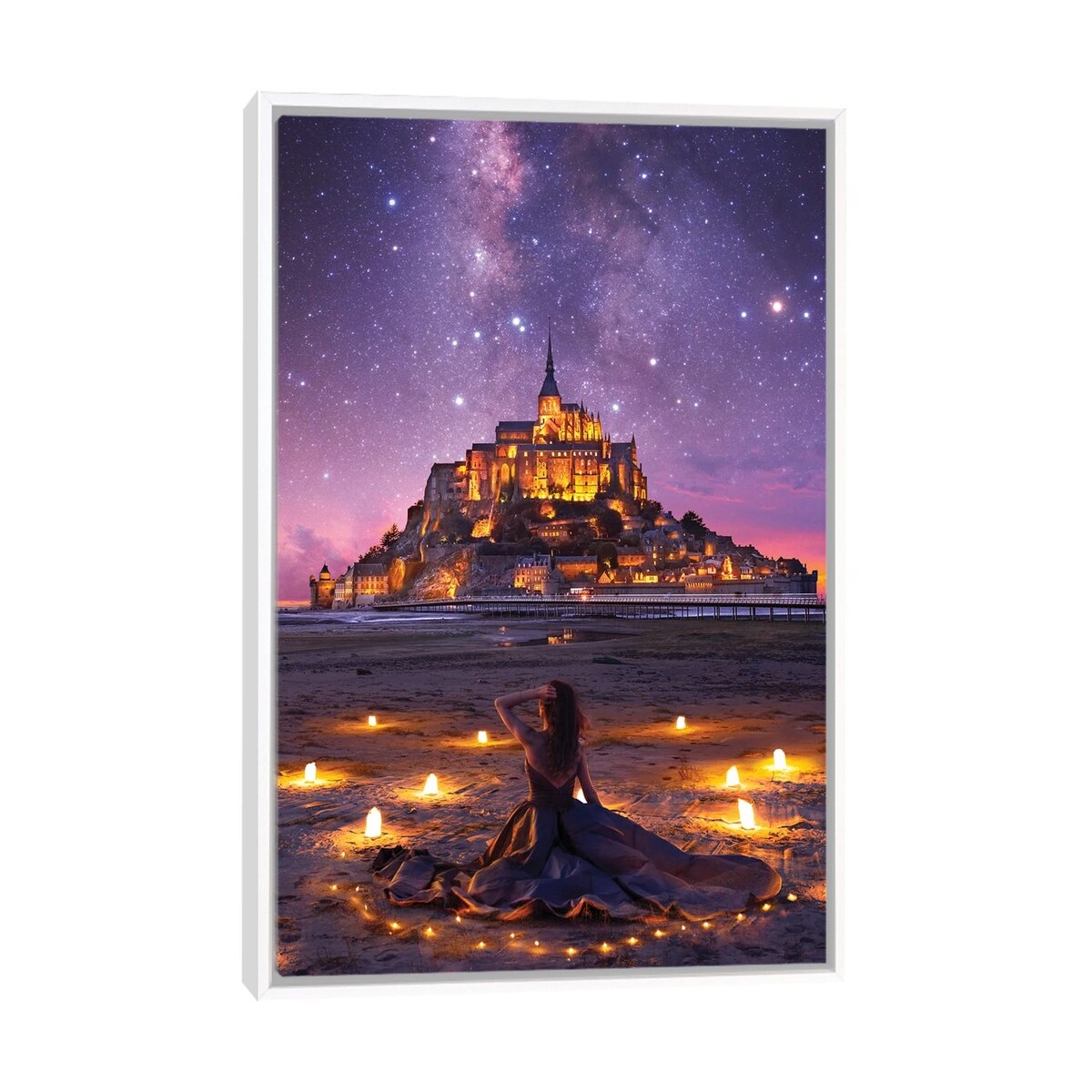 iCanvas "Castle" by Diego Hernandez Framed