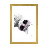iCanvas "Cat With Purple Sunglasses" by Printable Lisa's Pets