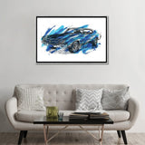 iCanvas "Chevelle SS 1970" by Frank Banda Framed