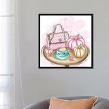iCanvas "Chic Fall Table" by Criss Rosu Framed Canvas Print