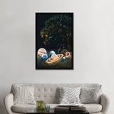 iCanvas "Chilling With Homies" by Karabanka Framed