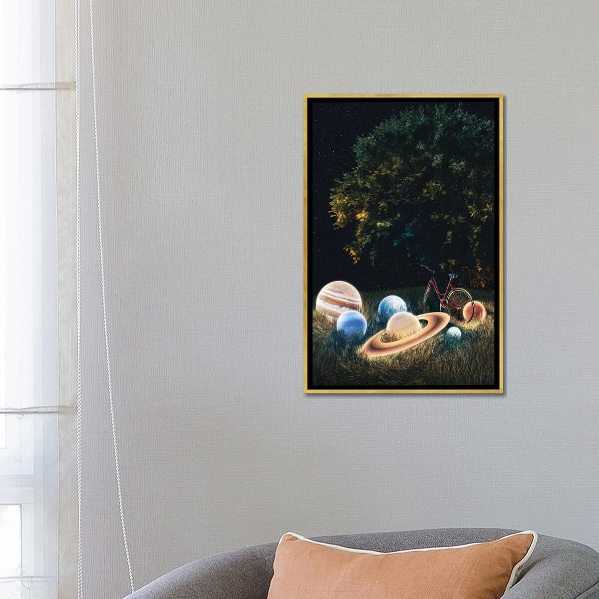 iCanvas "Chilling With Homies" by Karabanka Framed