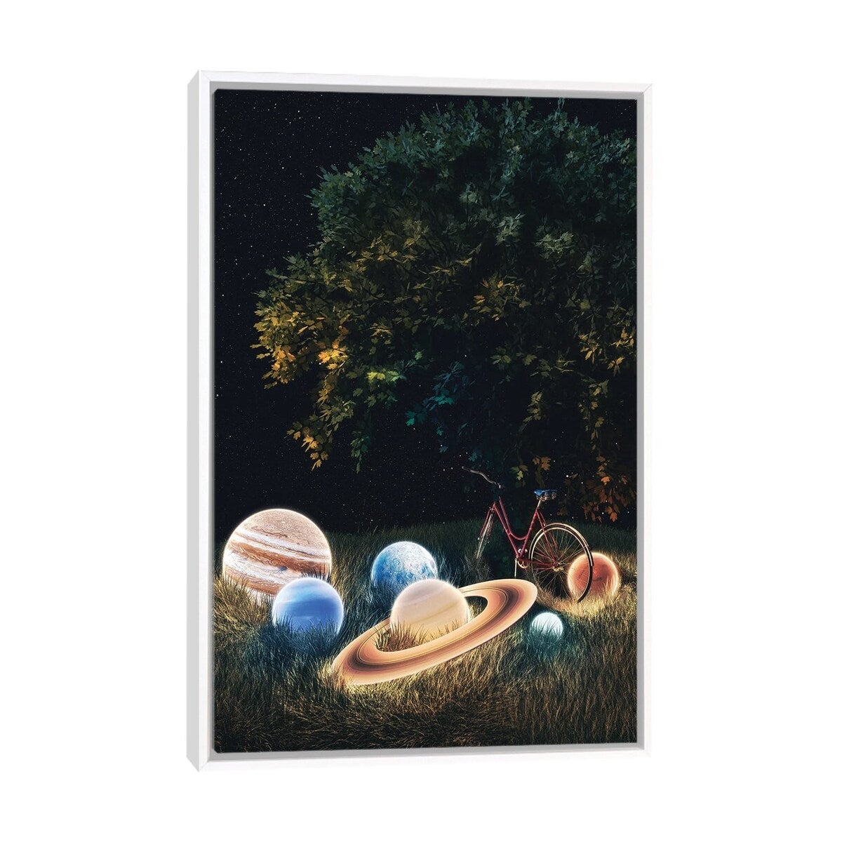iCanvas "Chilling With Homies" by Karabanka Framed