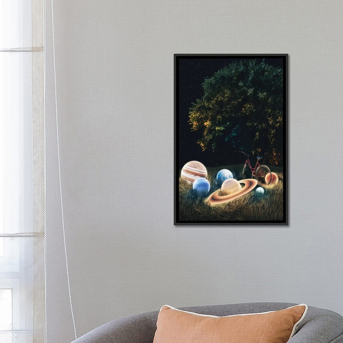 iCanvas "Chilling With Homies" by Karabanka Framed