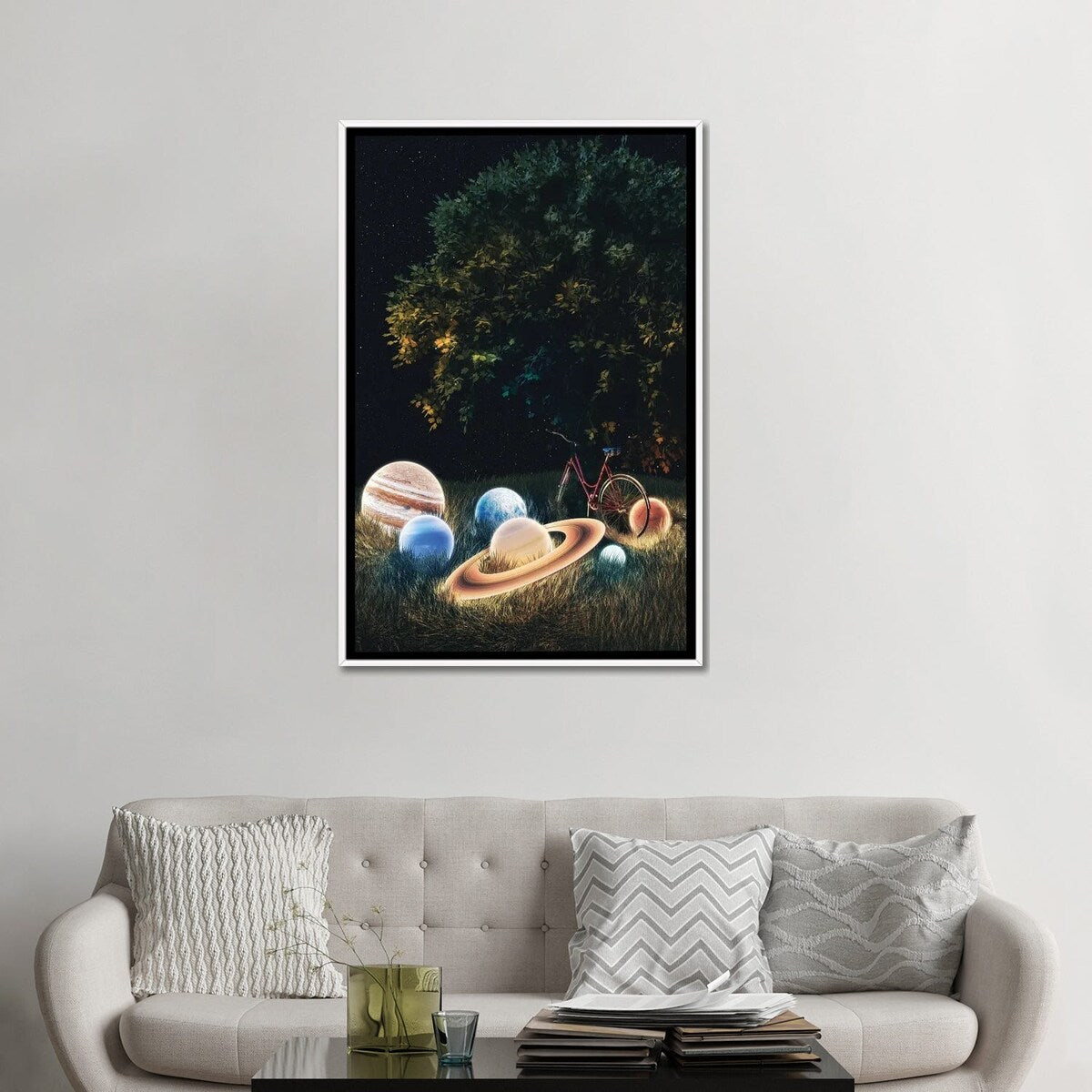 iCanvas "Chilling With Homies" by Karabanka Framed