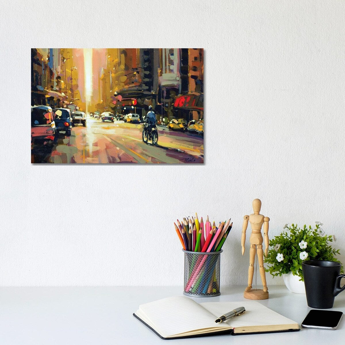 iCanvas "City XL" by Richell Castellon Canvas Print