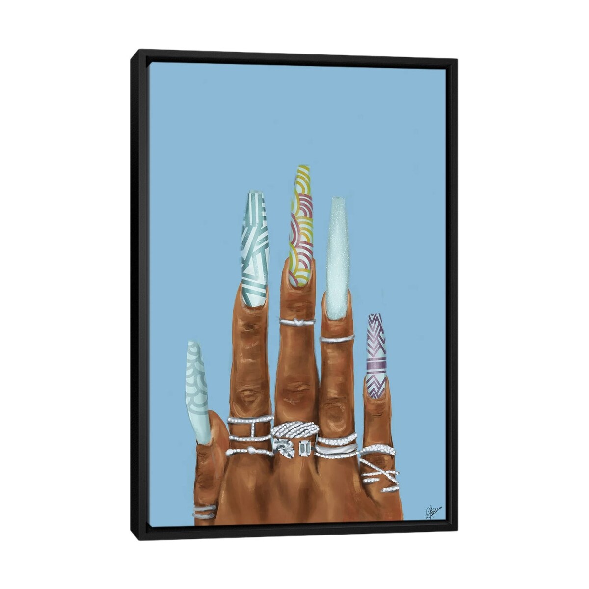 iCanvas "Claws" by Amanda Whitehurst Framed Canvas Print