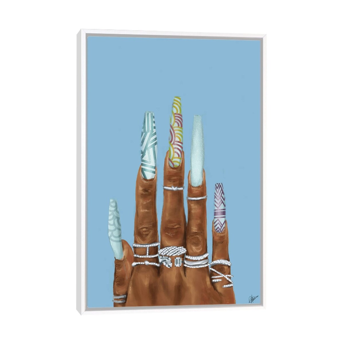 iCanvas "Claws" by Amanda Whitehurst Framed Canvas Print