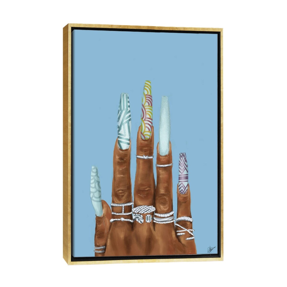 iCanvas "Claws" by Amanda Whitehurst Framed Canvas Print