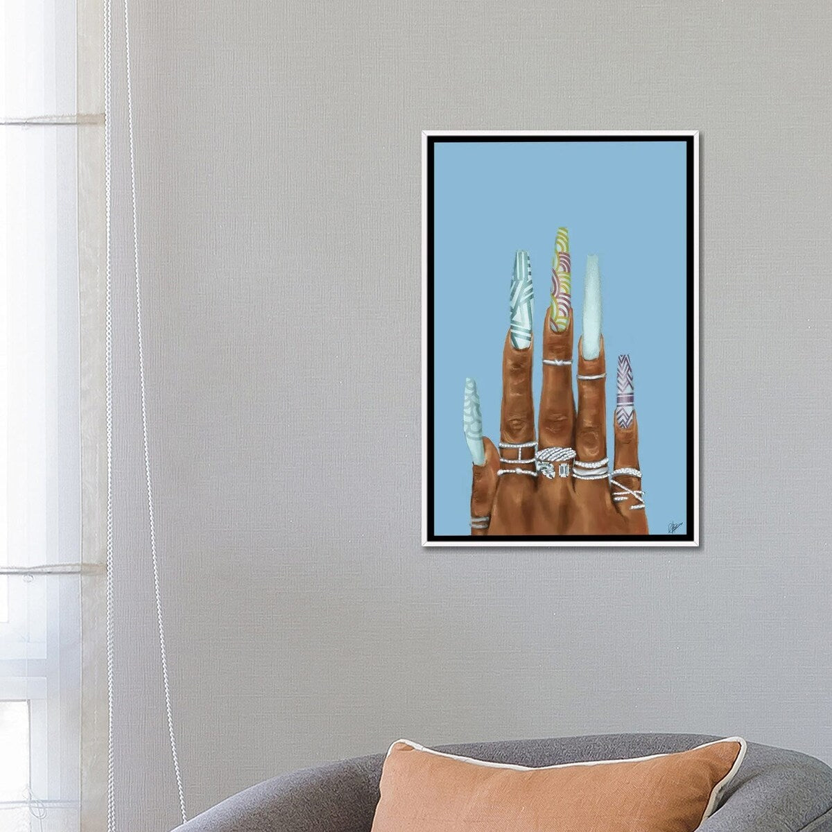 iCanvas "Claws" by Amanda Whitehurst Framed Canvas Print