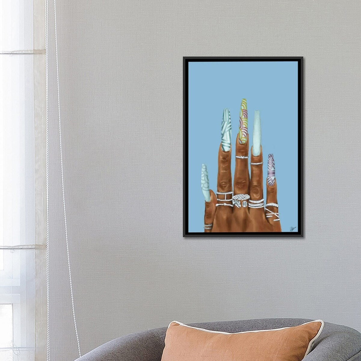 iCanvas "Claws" by Amanda Whitehurst Framed Canvas Print