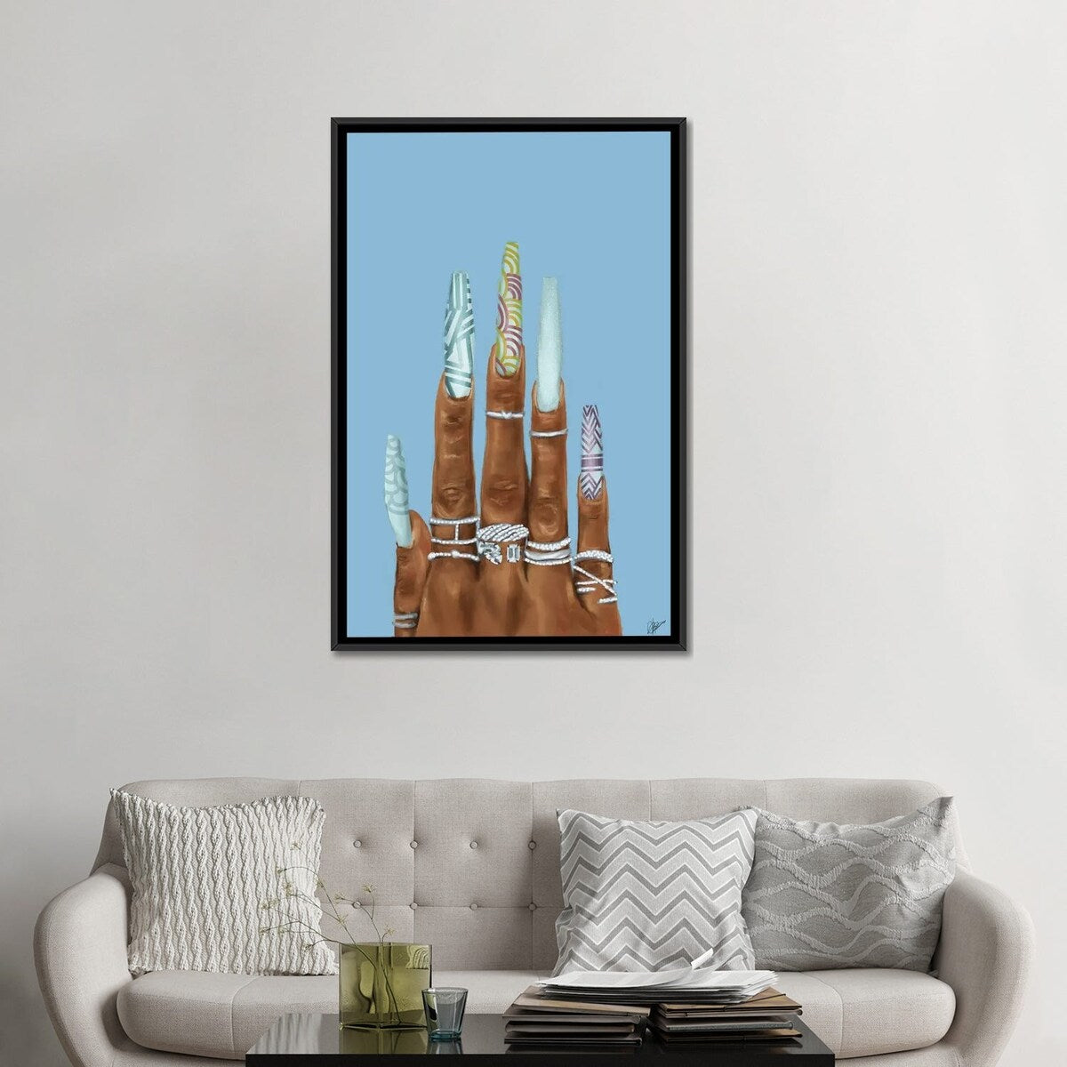 iCanvas "Claws" by Amanda Whitehurst Framed Canvas Print
