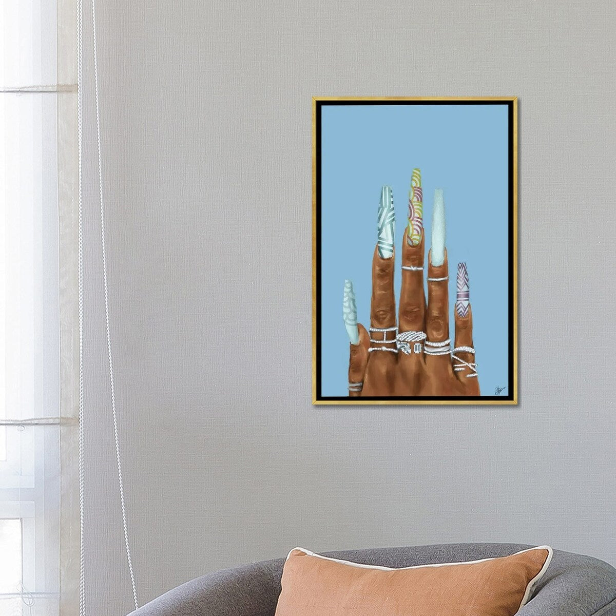 iCanvas "Claws" by Amanda Whitehurst Framed Canvas Print