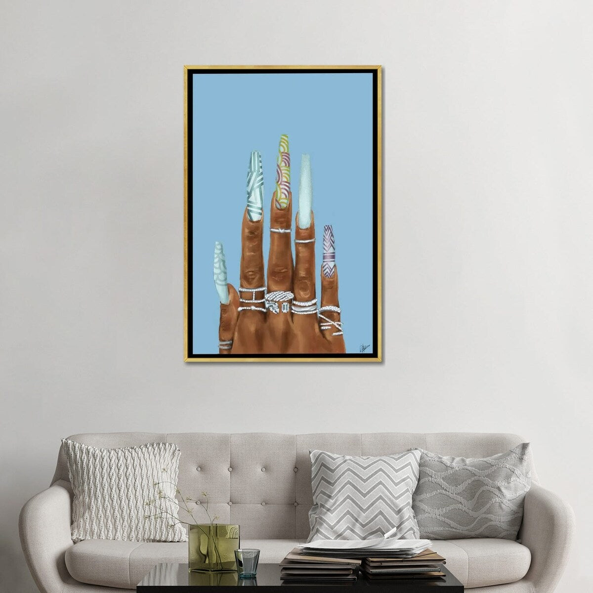 iCanvas "Claws" by Amanda Whitehurst Framed Canvas Print