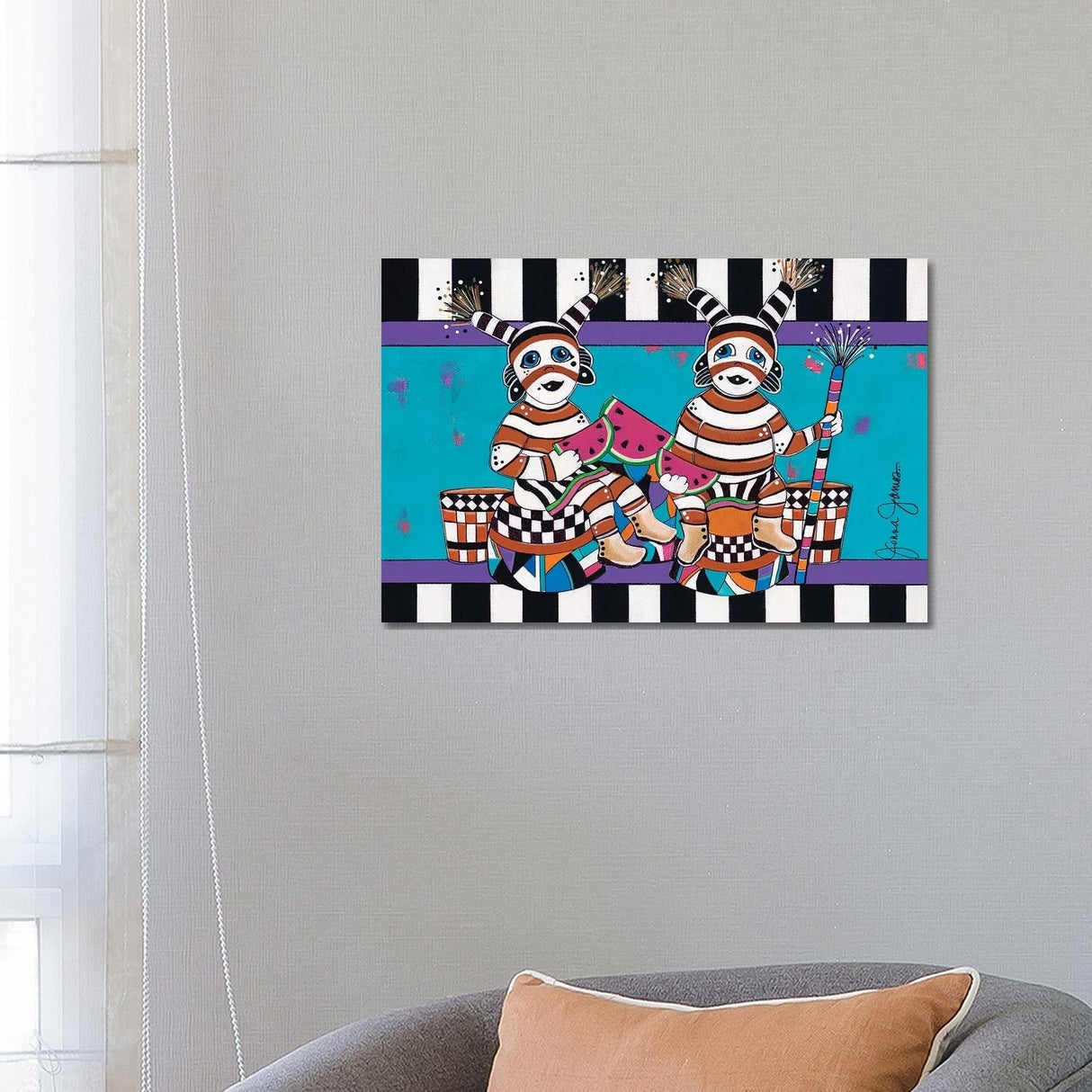 iCanvas "Clowing Around" by Jonna James Canvas Print