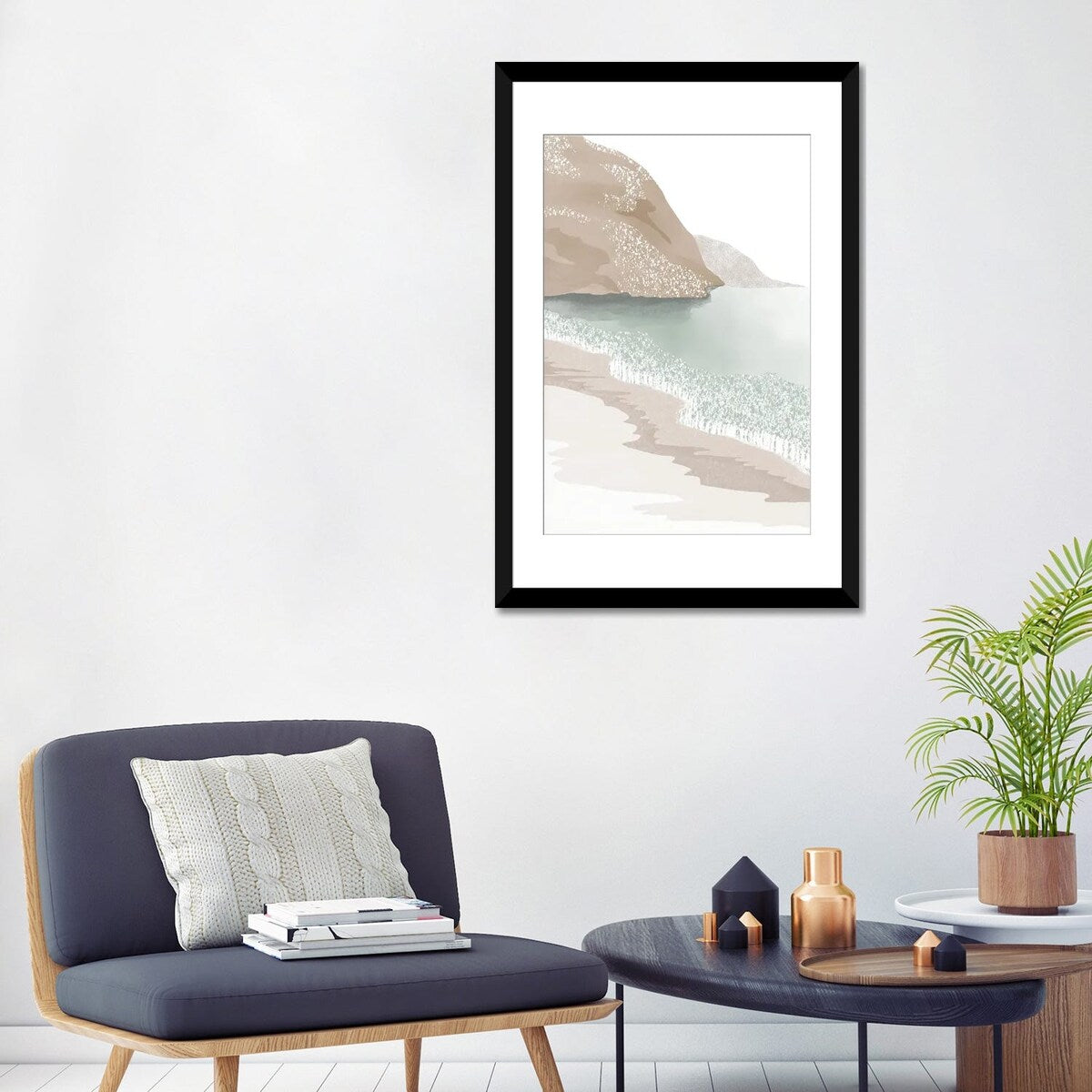 iCanvas "Coastal Beach" by Nikki