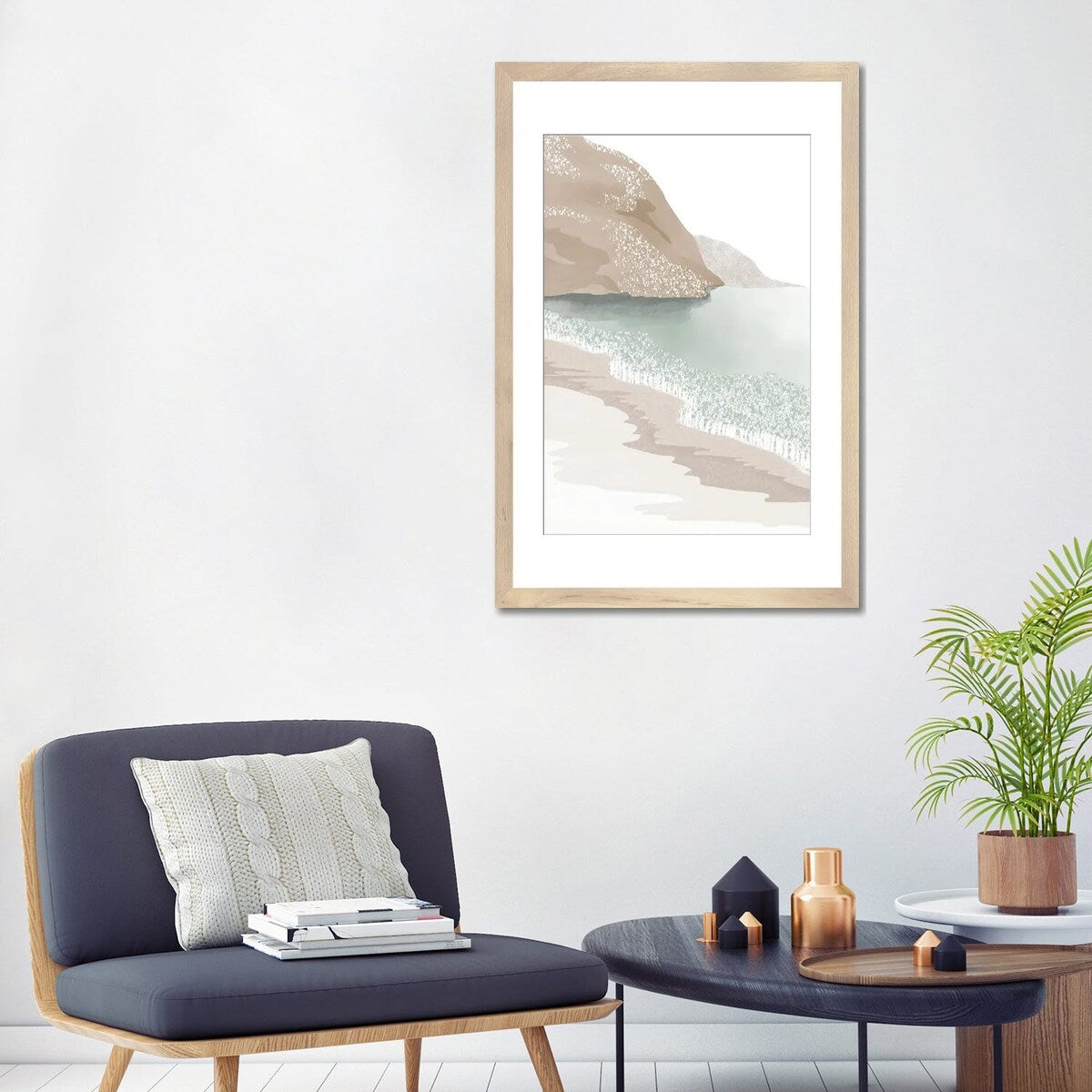 iCanvas "Coastal Beach" by Nikki