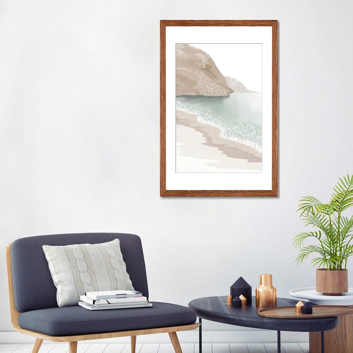 iCanvas "Coastal Beach" by Nikki