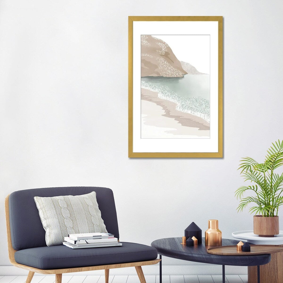 iCanvas "Coastal Beach" by Nikki