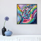 iCanvas "Coastal Tide" by Leah Nadeau Framed Canvas Print