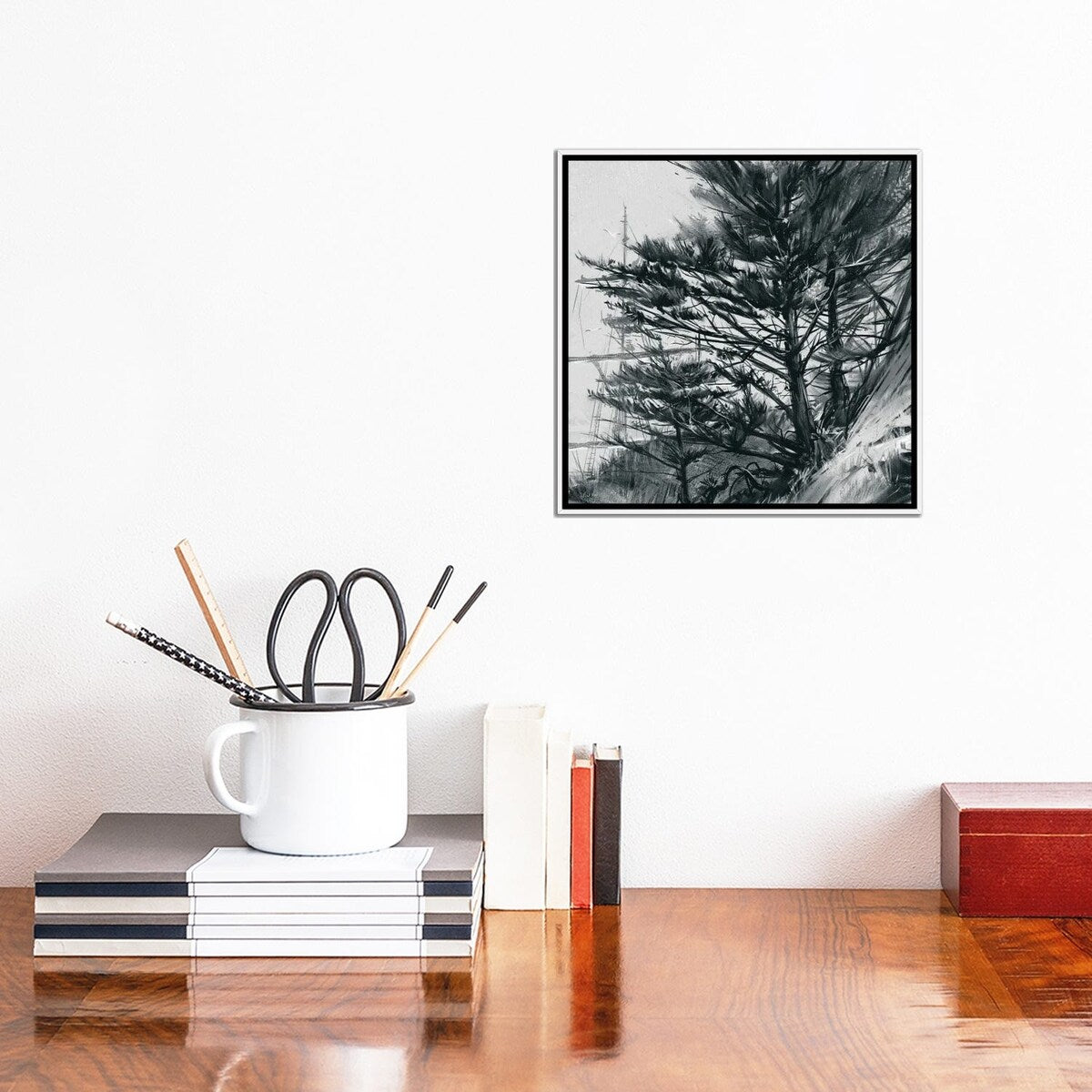 iCanvas "Coastal Tree III" by Vlad Mel Framed Canvas Print