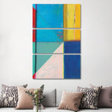 iCanvas "Colorful Geometrics II" by Jodi Fuchs 3-Piece Canvas Wall Art Set