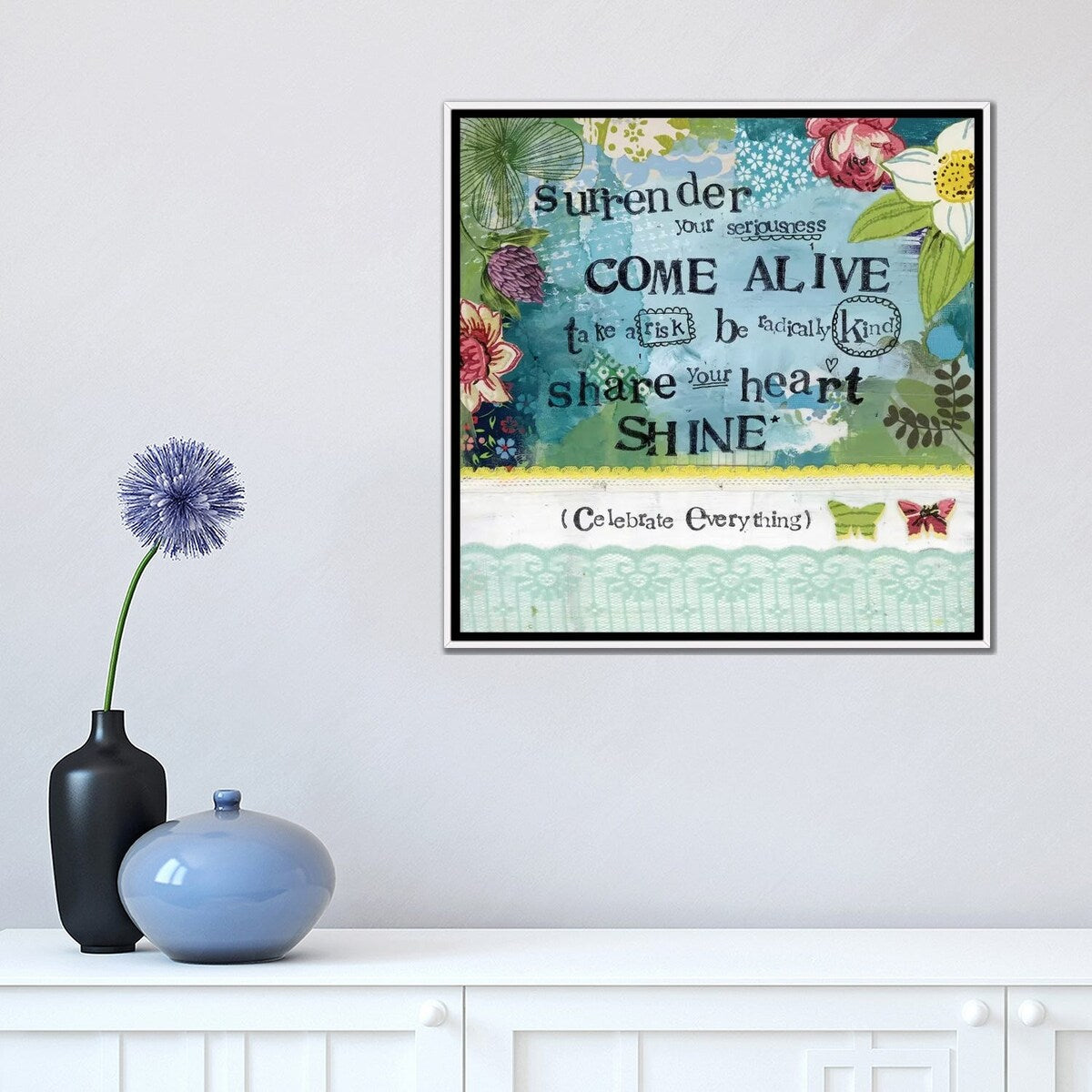 iCanvas "Come Alive" by Kelly Rae Roberts Framed Canvas Print
