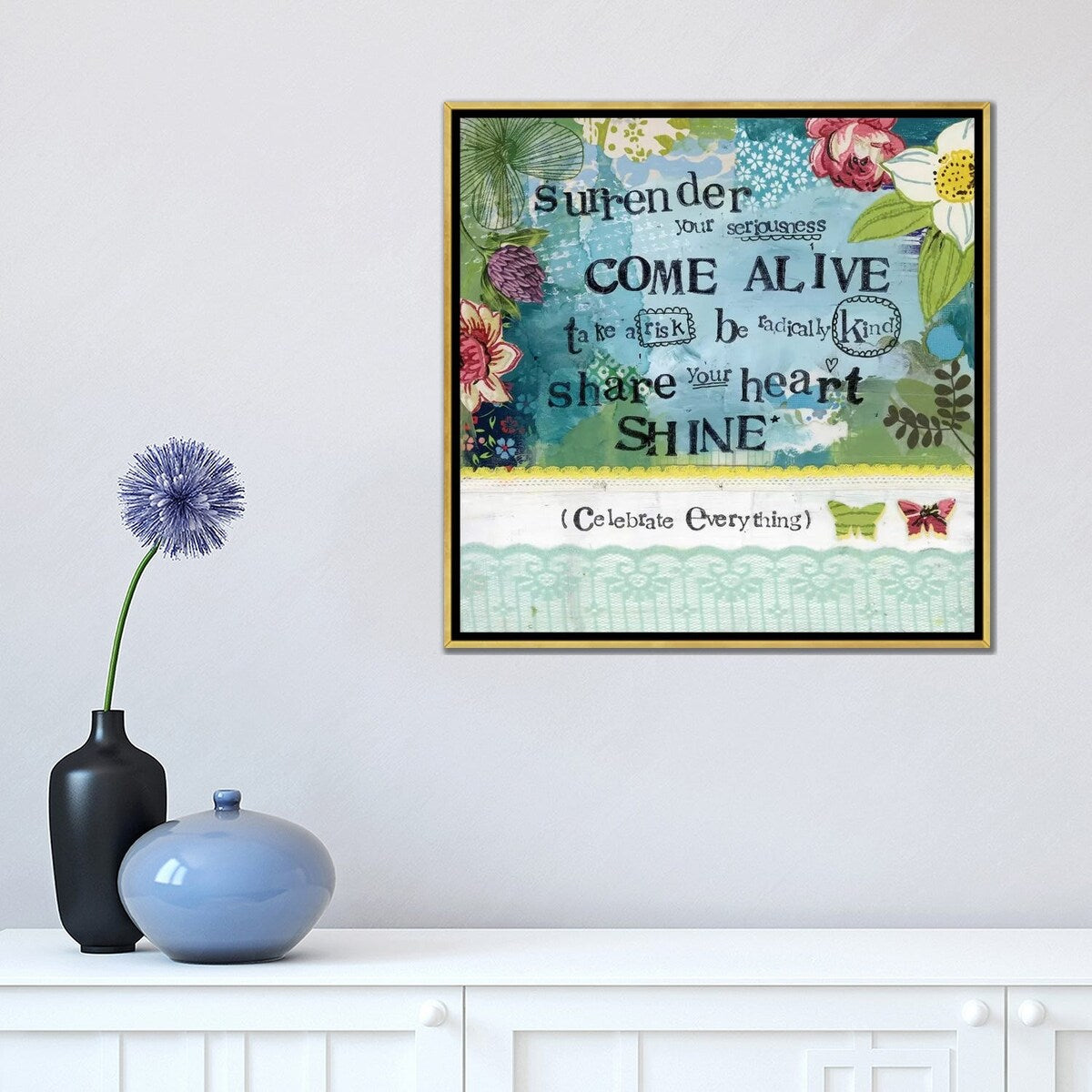 iCanvas "Come Alive" by Kelly Rae Roberts Framed Canvas Print