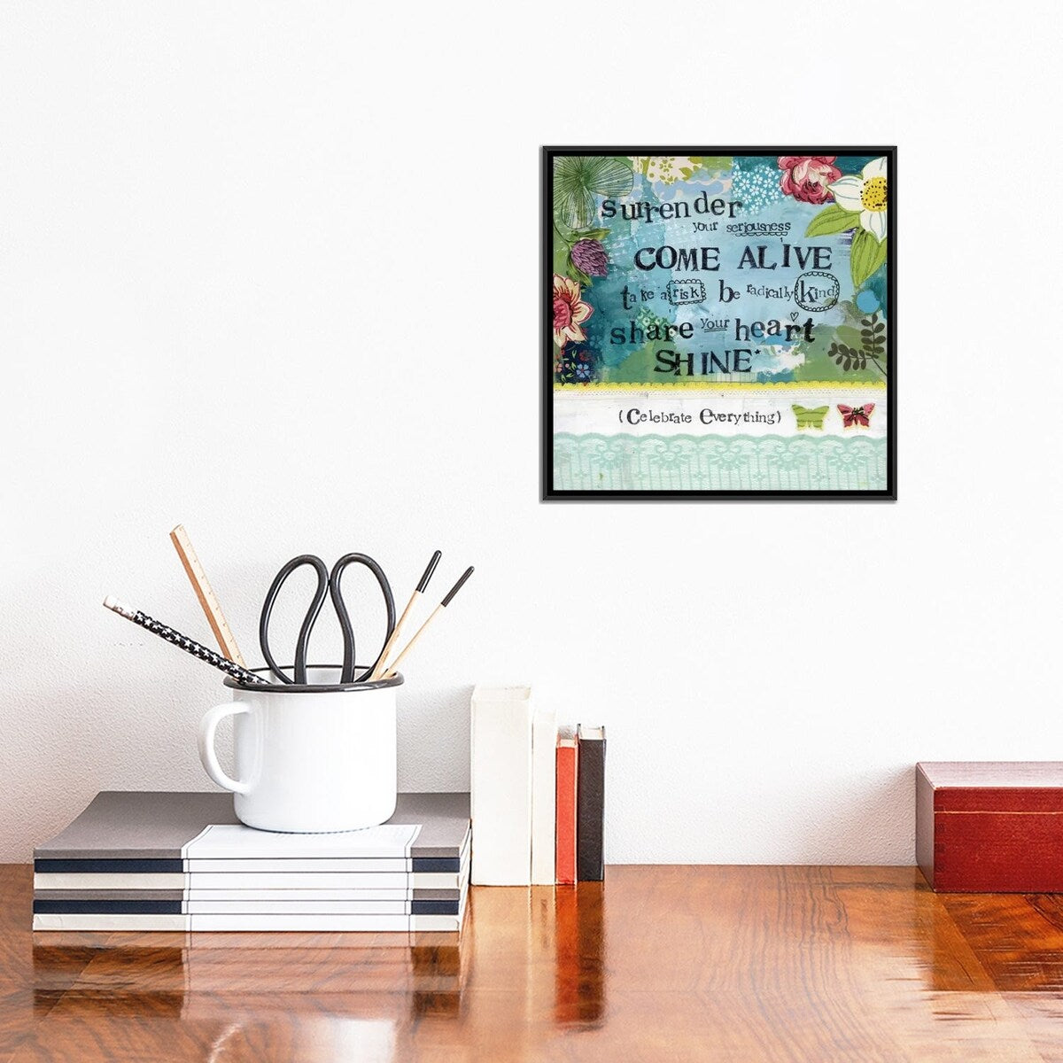 iCanvas "Come Alive" by Kelly Rae Roberts Framed Canvas Print