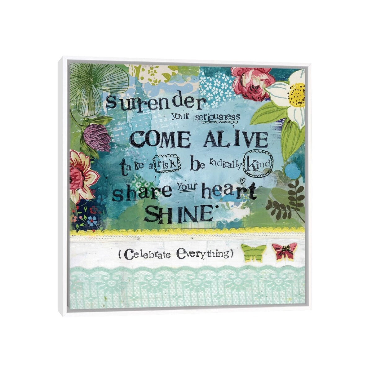 iCanvas "Come Alive" by Kelly Rae Roberts Framed Canvas Print