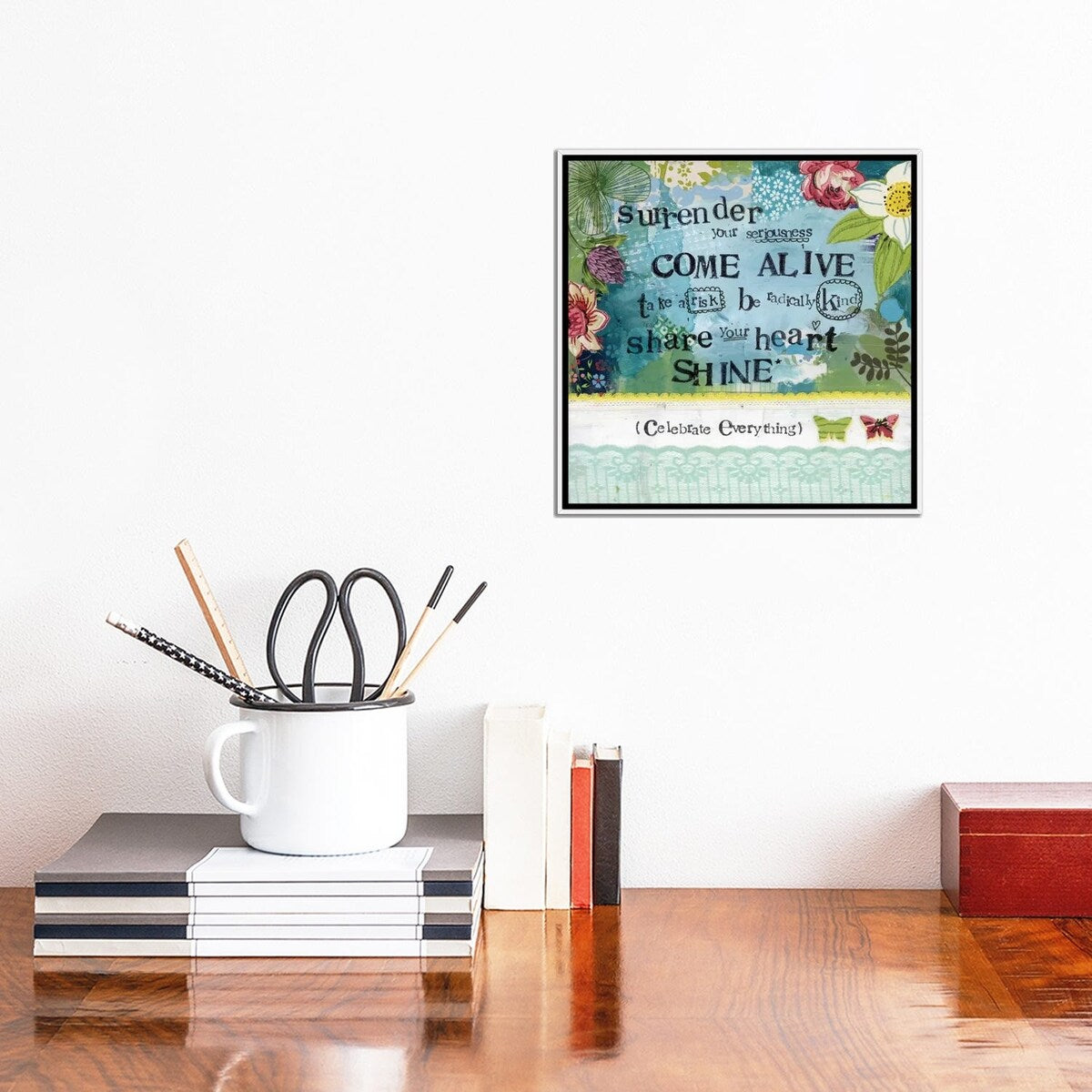 iCanvas "Come Alive" by Kelly Rae Roberts Framed Canvas Print