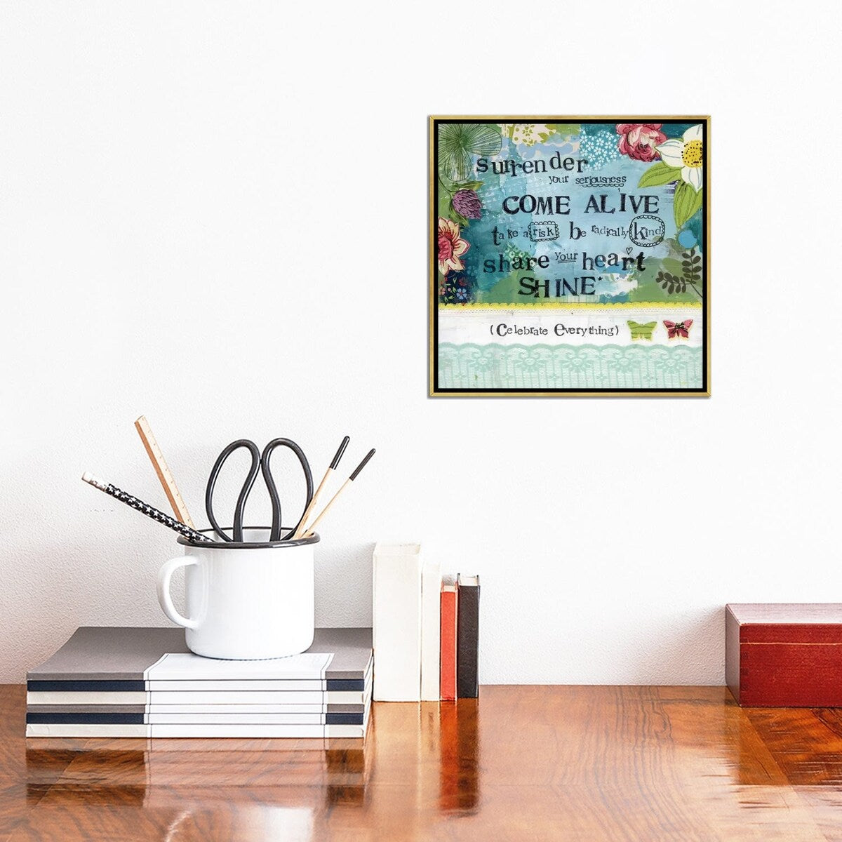 iCanvas "Come Alive" by Kelly Rae Roberts Framed Canvas Print