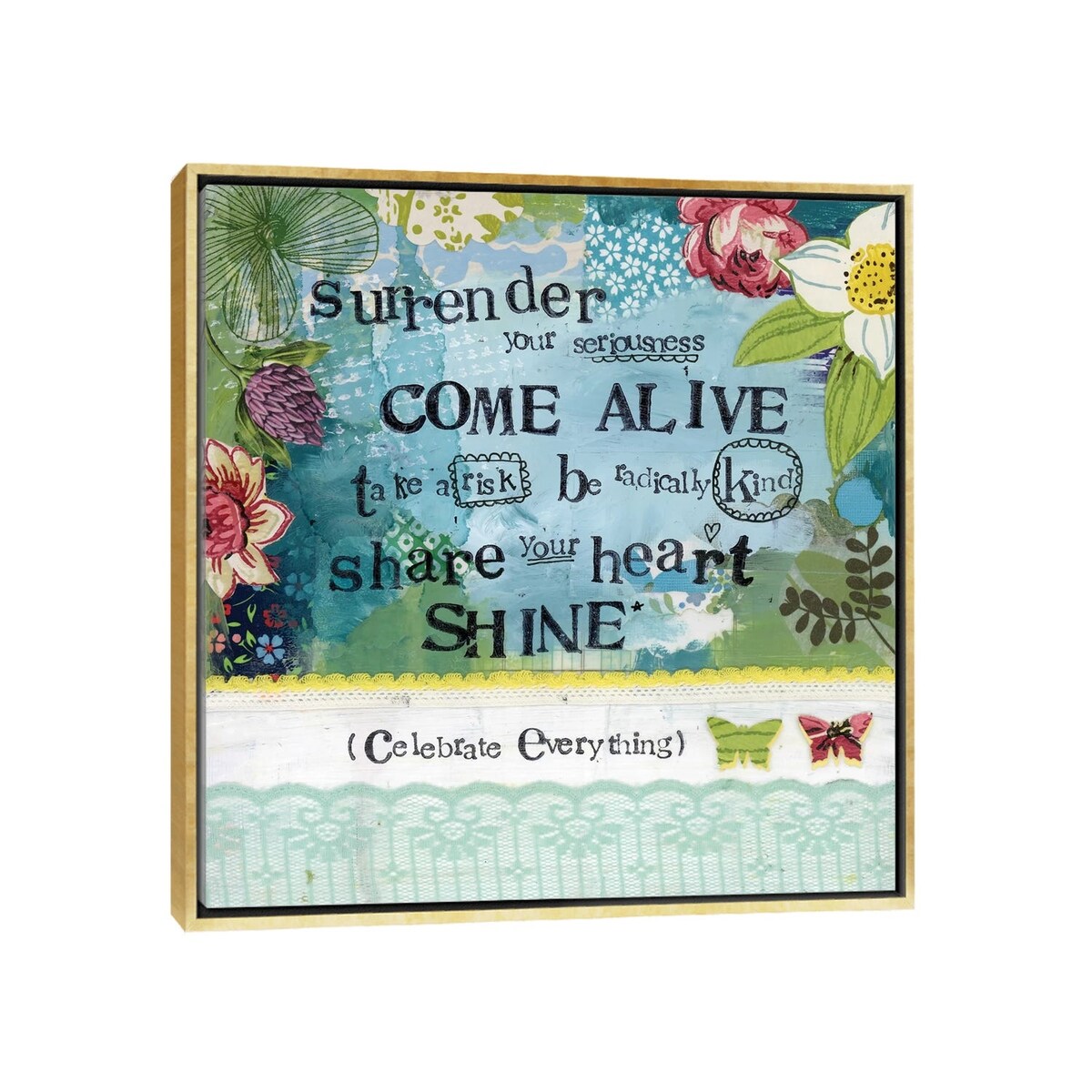 iCanvas "Come Alive" by Kelly Rae Roberts Framed Canvas Print