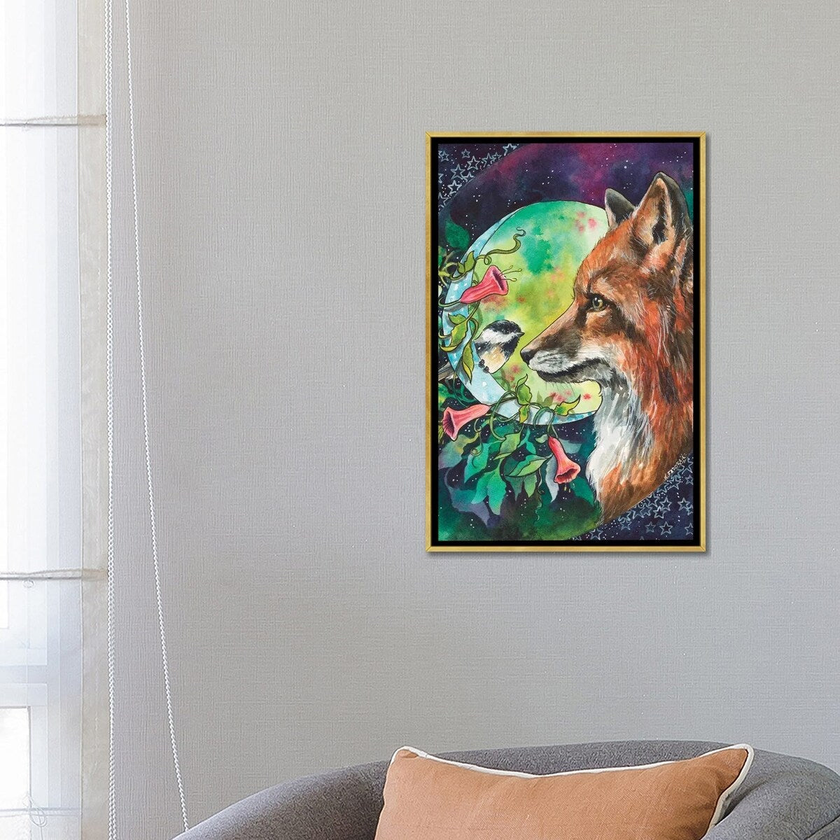 iCanvas "Confidants" by Kat Fedora Framed Canvas Print