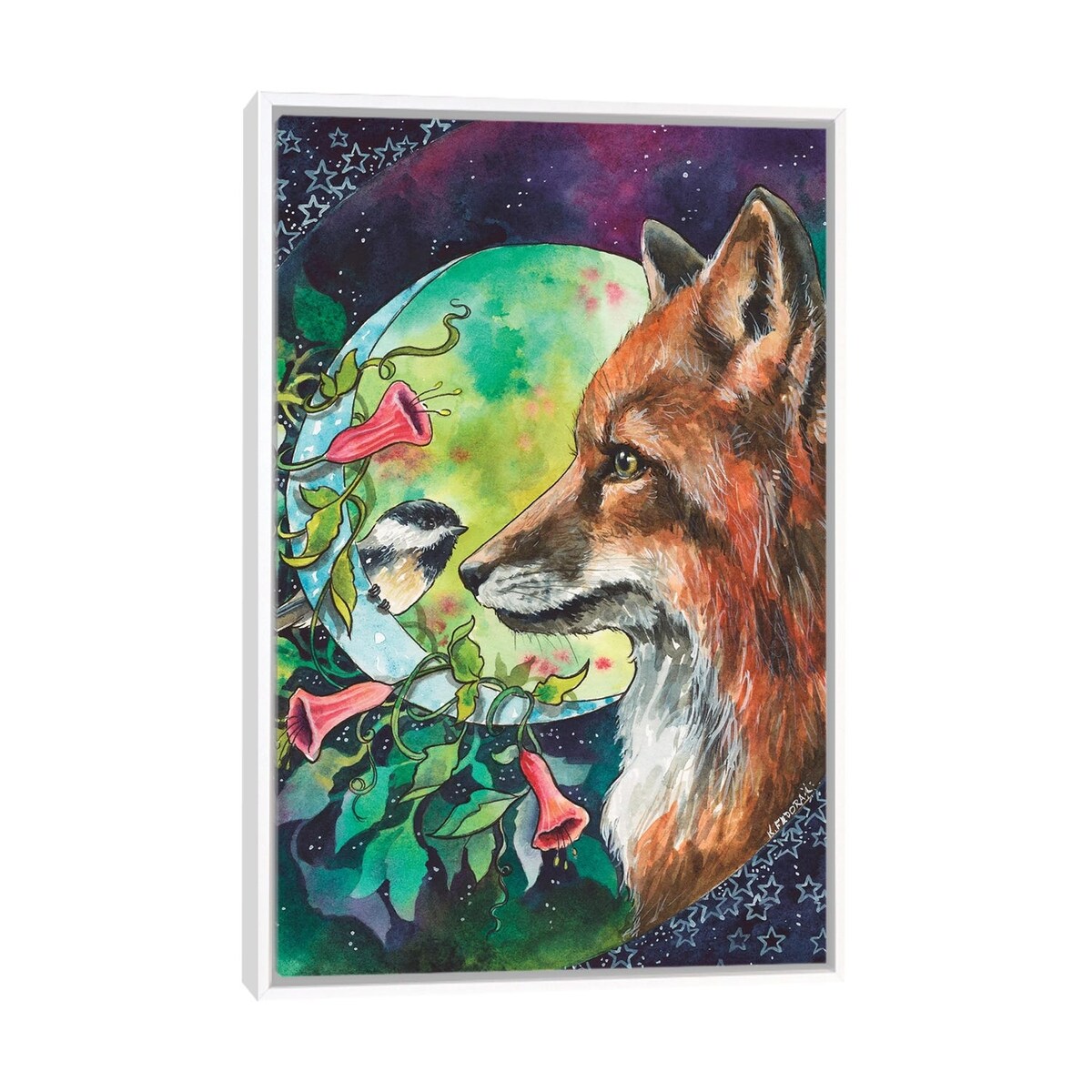 iCanvas "Confidants" by Kat Fedora Framed Canvas Print