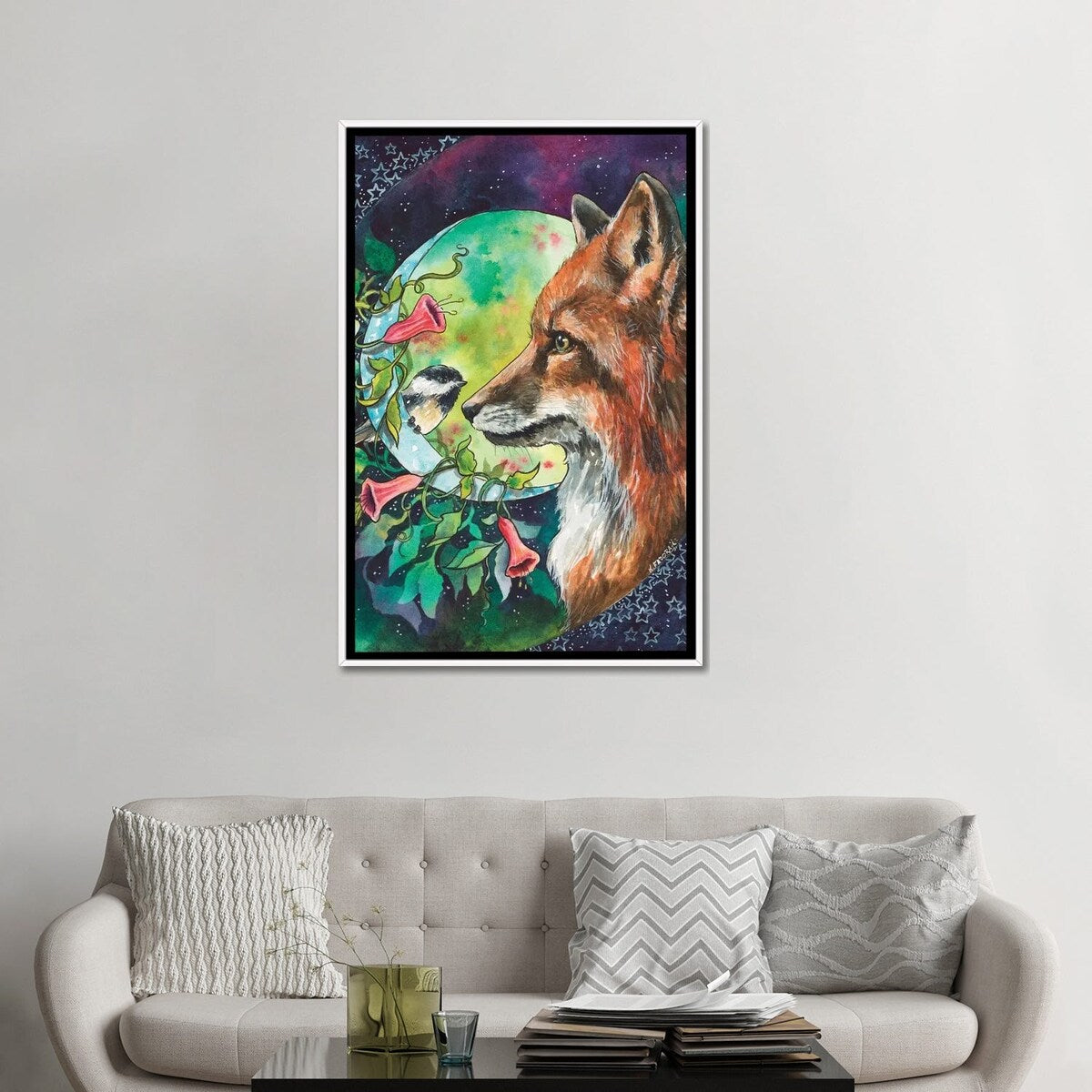 iCanvas "Confidants" by Kat Fedora Framed Canvas Print