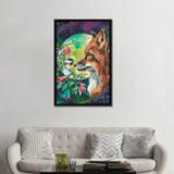 iCanvas "Confidants" by Kat Fedora Framed Canvas Print