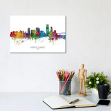 iCanvas "Corpus Christi Texas Skyline" by Michael Tompsett Canvas Print