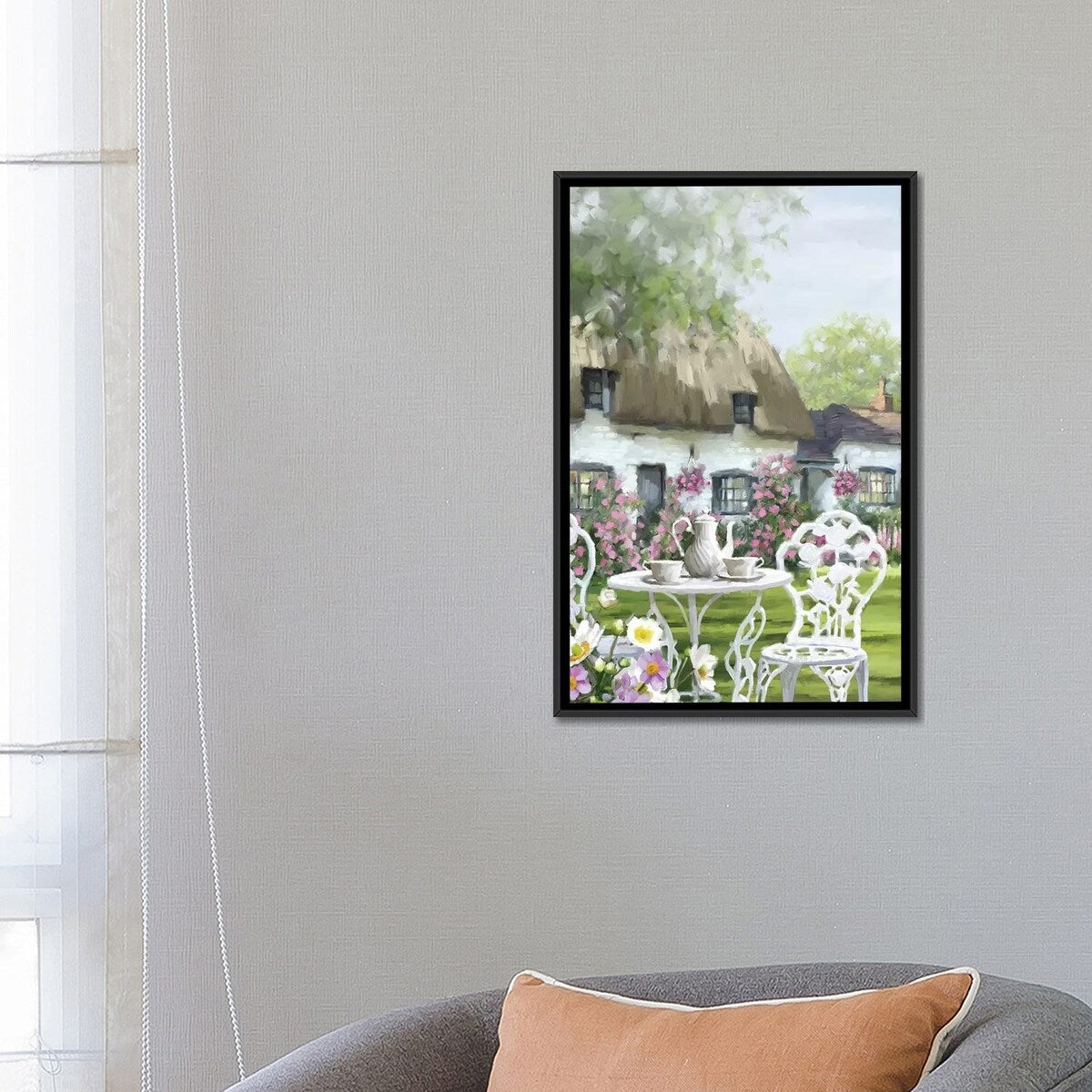iCanvas "Cottage" by The Macneil Studio Framed Canvas Print