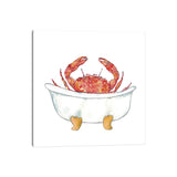 iCanvas "Crab Bath" by Maryna Salagub Canvas Print