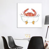 iCanvas "Crab Bath" by Maryna Salagub Canvas Print