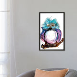 iCanvas "Crazy Owl" by didArt Studio Framed