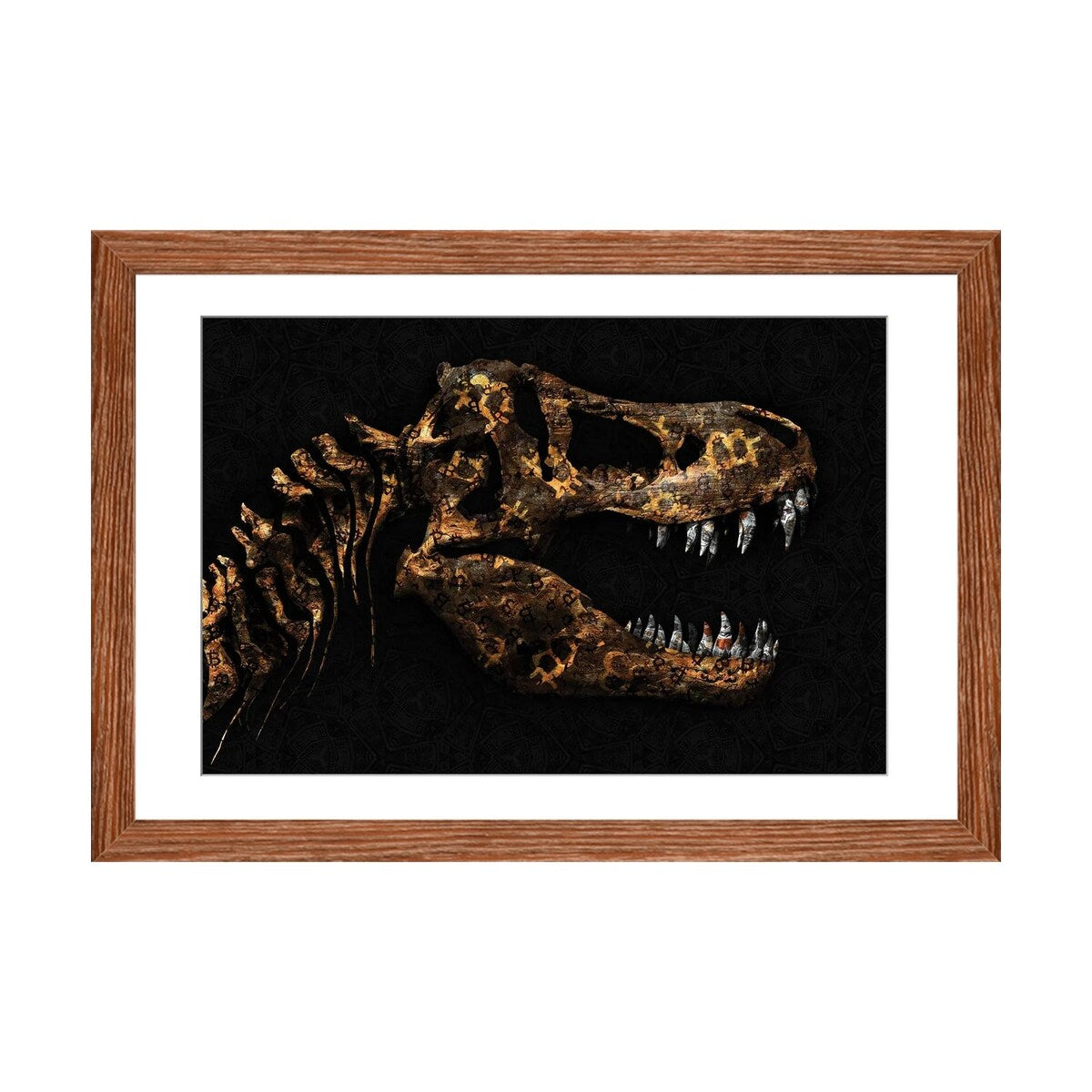 iCanvas "Cryptosaurus-Rex" by Jesse Johnson