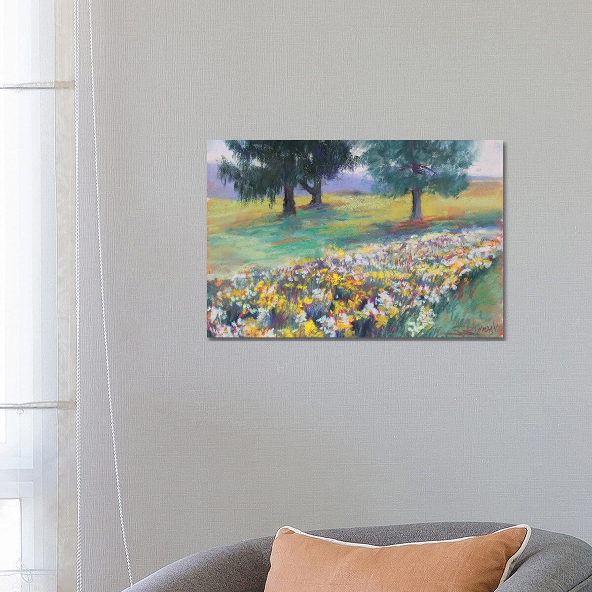 iCanvas "Daffodils In The Park" by Sharon Sunday Canvas Print