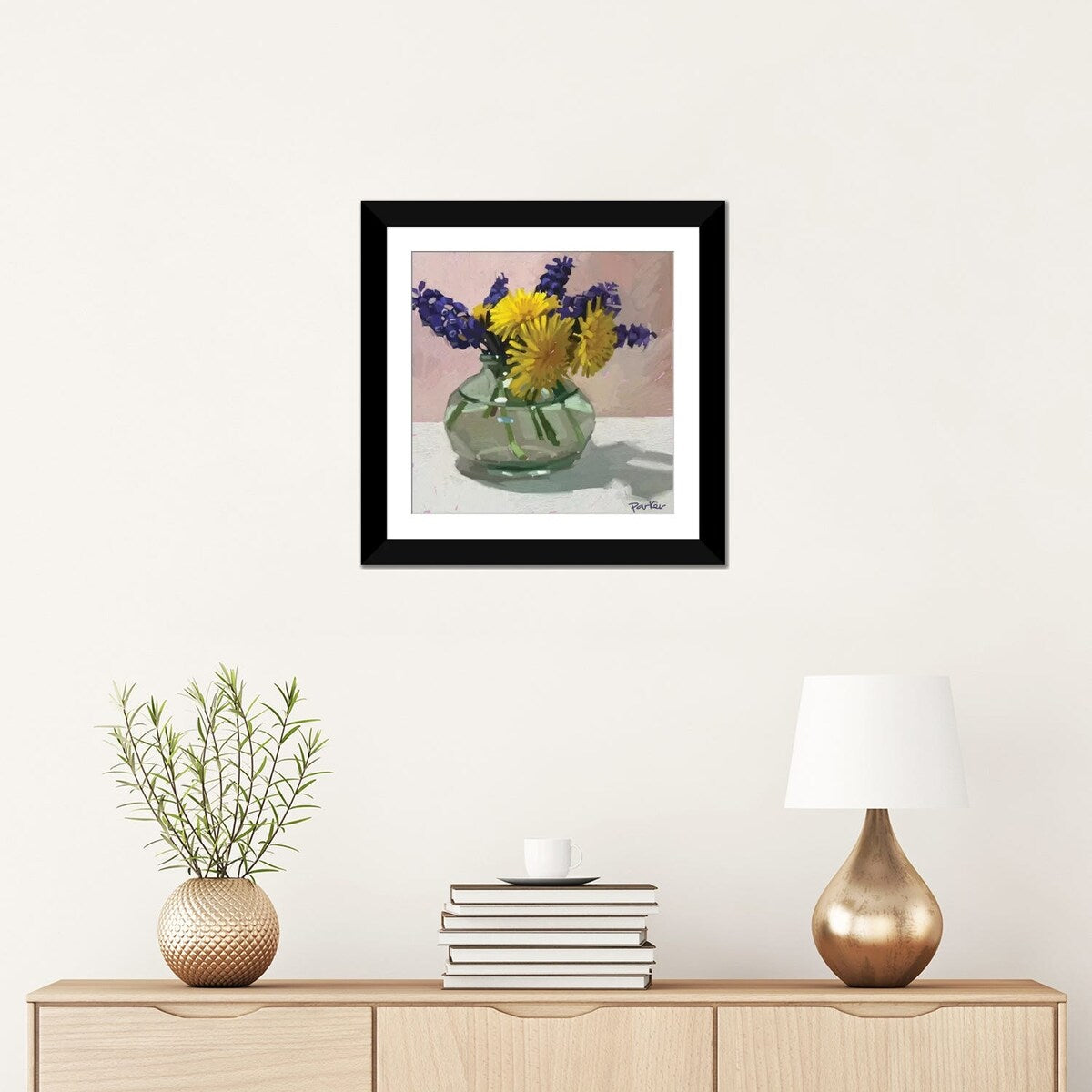 iCanvas "Dandelions And Hyacinth" by Teddi Parker