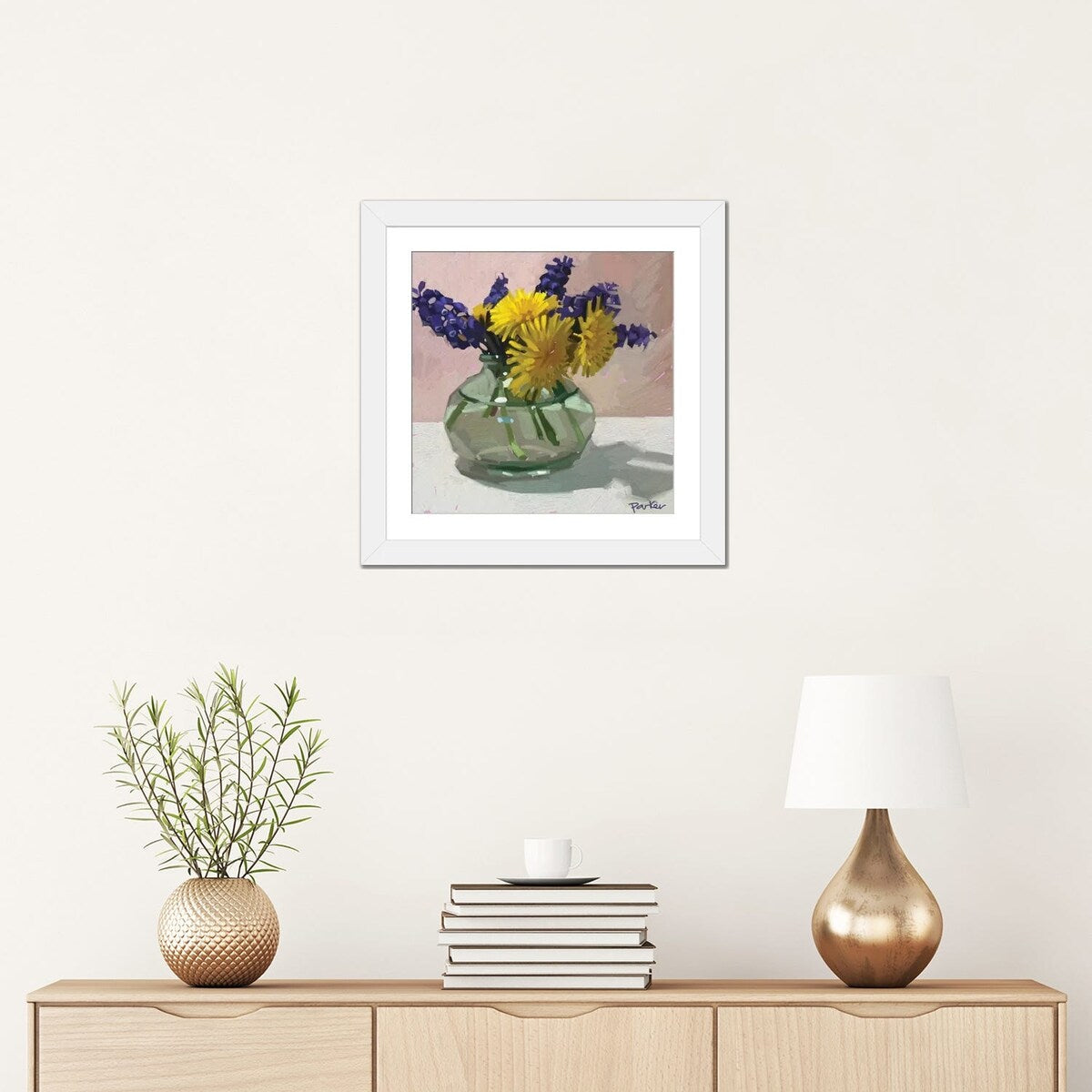 iCanvas "Dandelions And Hyacinth" by Teddi Parker